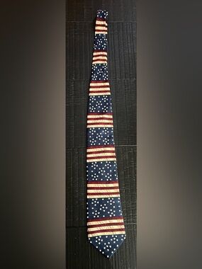 Tango by max RAAB American series starry flowers of liberty circa 1864 silk tie